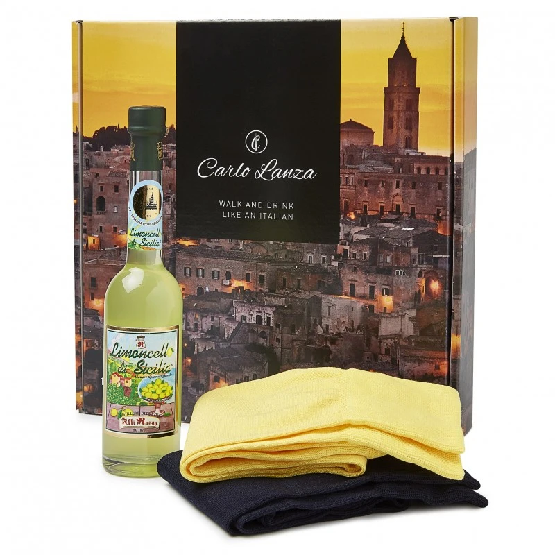 Carlo Lanza Cadeaupakket Sokken & Limoncello 6 Carlo Lanza Cadeaupakket Sokken & Limoncello - Afbeelding 4