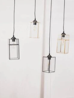 Housevitamin - Lamp - Goud - Metaal/Glas - 12x20cm -Ginger Ray || Floris van Bommel || Revitalash Verkoop 16 1