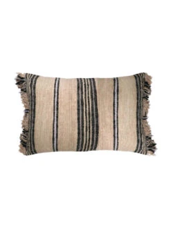 Pomax - RAIA - Kussen - Katoen - L 60 X B 40 Cm - Beige