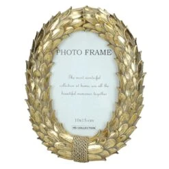 Kersten - Goudkleurig Fotolijstje - Ovaal - 10x15cm
