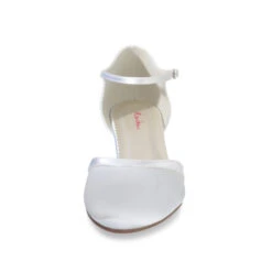 Rainbow Club Anika Wit Bruidsschoenen -Ginger Ray || Floris van Bommel || Revitalash Verkoop anika white satin 3