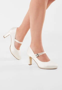 Rainbow Club Annette Bruidsschoenen -Ginger Ray || Floris van Bommel || Revitalash Verkoop annette ivory satin