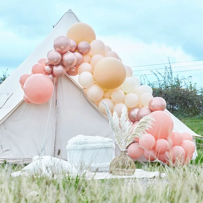 Ginger Ray BA-317 Balloon Arch Luxe Peach Ballonnenboog 3 Ginger Ray BA-317 Balloon Arch Luxe Peach Ballonnenboog
