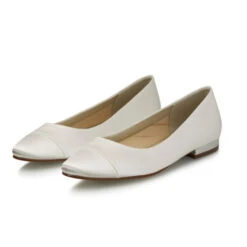 Rainbow Club Bess Bruidsschoenen -Ginger Ray || Floris van Bommel || Revitalash Verkoop bess ivory satin 6