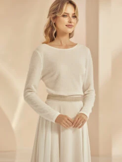 Bianco Evento Kalliope Rok Champagne 12 Bianco Evento Kalliope Rok Champagne -Ginger Ray || Floris van Bommel || Revitalash Verkoop bianco evento kalliope skirt champaign 3 1