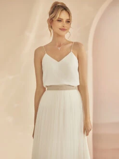 Bianco Evento Ravenna Rok Ivoor -Ginger Ray || Floris van Bommel || Revitalash Verkoop bianco evento ravenna skirt ivory 3