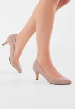 Rainbow Club Brooke Bruidsschoenen Roze -Ginger Ray || Floris van Bommel || Revitalash Verkoop brooke rose metallic