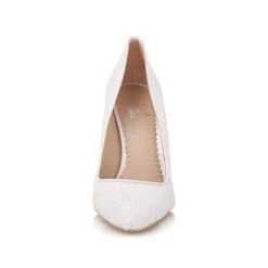Fiarucci Bridal Destini Bruidsschoenen Off-White -Ginger Ray || Floris van Bommel || Revitalash Verkoop destini off white glitter 4