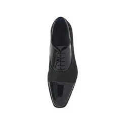 Mr. Fiarucci Devon Heren Trouwschoenen Zwart -Ginger Ray || Floris van Bommel || Revitalash Verkoop devon black suede grasgrain fabric 5