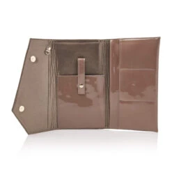 Fiarucci Bridal Edsilia Bruidstasje Mocca -Ginger Ray || Floris van Bommel || Revitalash Verkoop edsilia mocca patent leather 6