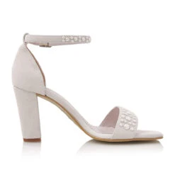 Fiarucci Bridal Emylia Bruidsschoenen -Ginger Ray || Floris van Bommel || Revitalash Verkoop emilya off white suede leather pearls 3