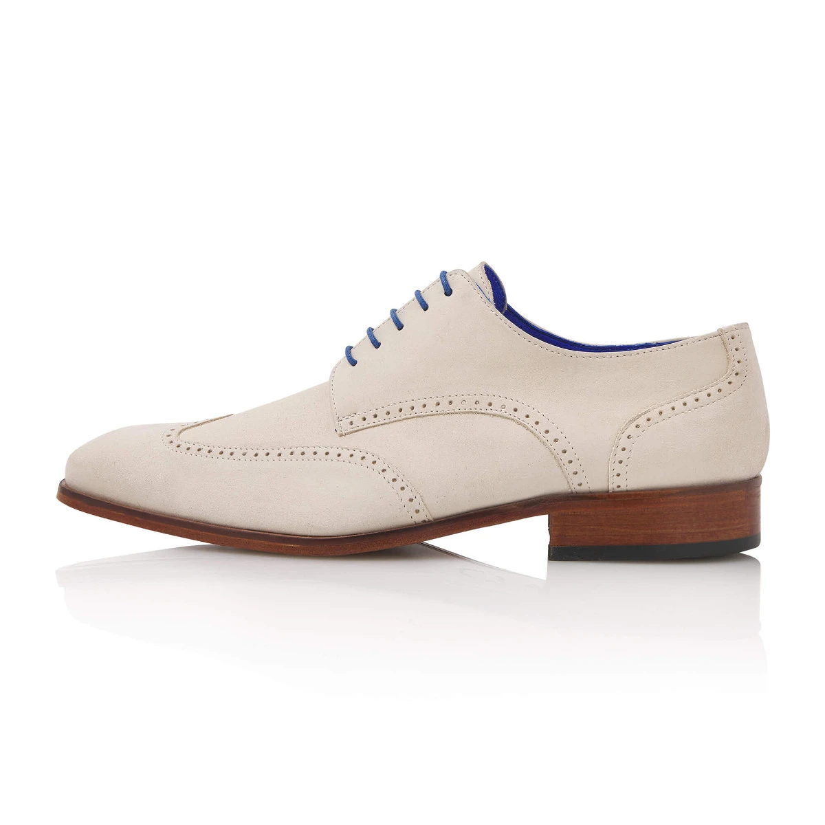 Mr. Fiarucci Flinn Heren Trouwschoenen Off-White 4 Mr. Fiarucci Flinn Heren Trouwschoenen Off-White - Afbeelding 2