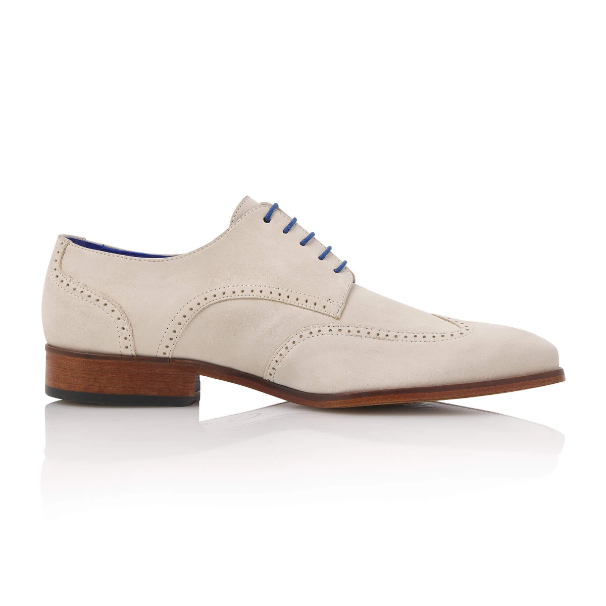 Mr. Fiarucci Flinn Heren Trouwschoenen Off-White 5 Mr. Fiarucci Flinn Heren Trouwschoenen Off-White - Afbeelding 3