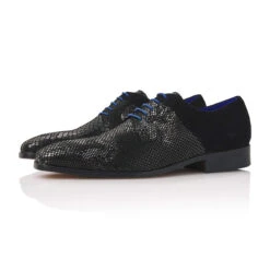 Mr. Fiarucci Mervyn Heren Trouwschoenen Zwart -Ginger Ray || Floris van Bommel || Revitalash Verkoop fiarucci mervyn black silver snake suede leather 7