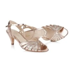 Rachel Simpson Giselle Roségoud Bruidsschoenen -Ginger Ray || Floris van Bommel || Revitalash Verkoop giselle 4