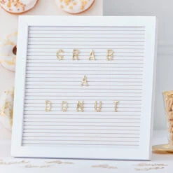 Ginger Ray Letterbord Gouden Letters | Gold Wedding