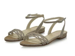 Rainbow Club Faye-Gold Metallic Bruidsschoenen -Ginger Ray || Floris van Bommel || Revitalash Verkoop gold