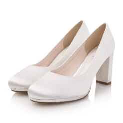 Rainbow Club Gwenn Bruidsschoenen -Ginger Ray || Floris van Bommel || Revitalash Verkoop gwenn ivory satin 7