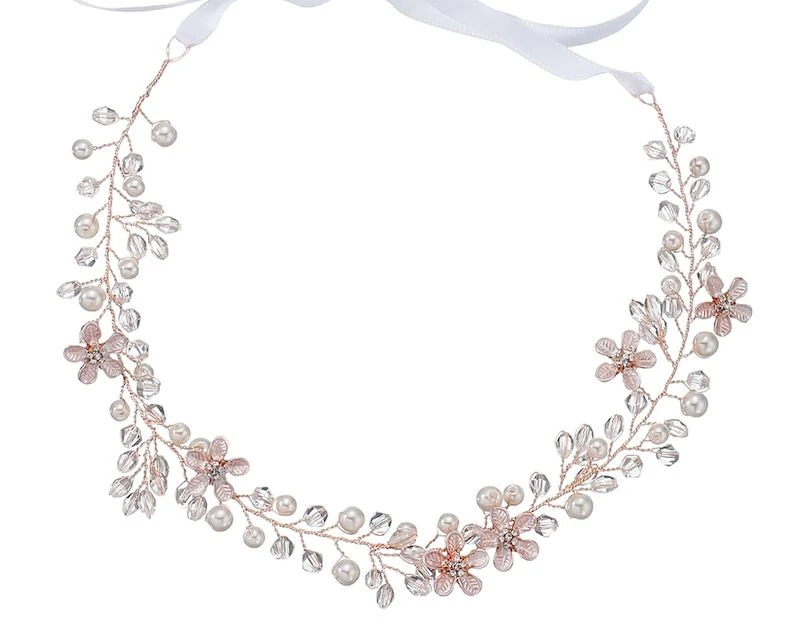 G. Westerleigh Haarband Bruid HS-J4637RG 5 G. Westerleigh Haarband Bruid HS-J4637RG - Afbeelding 3