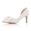 Rainbow Club Isaura Bruidsschoenen -Ginger Ray || Floris van Bommel || Revitalash Verkoop isaura ivory satin 2