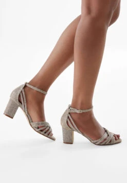 Rainbow Club Jayne Bruidsschoenen Goud -Ginger Ray || Floris van Bommel || Revitalash Verkoop jayne gold glitter metallic