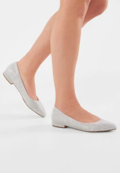 Rainbow Club Lauri Bruidsschoenen Zilver -Ginger Ray || Floris van Bommel || Revitalash Verkoop lauri silver metallic