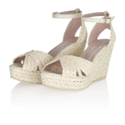 Fiarucci Bridal Louna Bruidsschoenen -Ginger Ray || Floris van Bommel || Revitalash Verkoop louna perle raffia 6