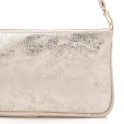 Fiarucci Bridal Lumie Bruidstasje Goud -Ginger Ray || Floris van Bommel || Revitalash Verkoop lumie champagne gold suede leather 5