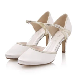 Rainbow Club Marlyn Bruidsschoenen -Ginger Ray || Floris van Bommel || Revitalash Verkoop marlyn ivory satin gold 7