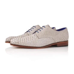 Mr. Fiarucci Mikai Heren Trouwschoenen Beige 15 Mr. Fiarucci Mikai Heren Trouwschoenen Beige -Ginger Ray || Floris van Bommel || Revitalash Verkoop mikai beige snake leather 7
