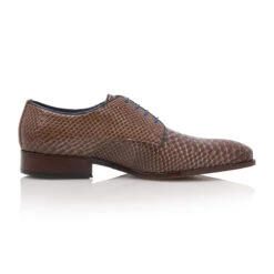 Mr. Fiarucci Mikai Heren Trouwschoenen Tan -Ginger Ray || Floris van Bommel || Revitalash Verkoop mikai tan snake leather 3