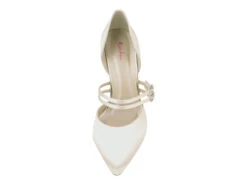 Rainbow Club Misty Bruidsschoenen -Ginger Ray || Floris van Bommel || Revitalash Verkoop misty ivory satin 5