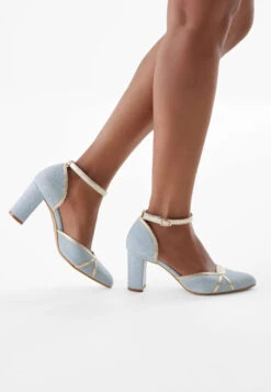 Fiarucci Bridal Nowi Bruidsschoenen Blauw -Ginger Ray || Floris van Bommel || Revitalash Verkoop nowi baby blue suede leather 1
