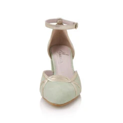 Fiarucci Bridal Nowi Bruidsschoenen Mint -Ginger Ray || Floris van Bommel || Revitalash Verkoop nowi soft green suede leather gold 4
