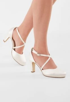 Rainbow Club Olaila Bruidsschoenen -Ginger Ray || Floris van Bommel || Revitalash Verkoop olaila ivory satin