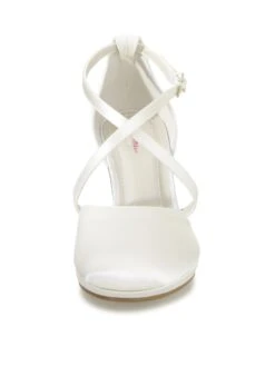 Rainbow Club Olaila Bruidsschoenen -Ginger Ray || Floris van Bommel || Revitalash Verkoop olaila ivory satin 3 3