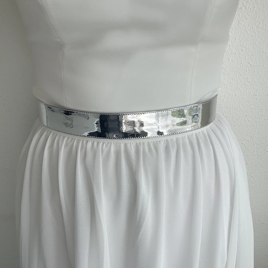 Bianco Evento PA91S Ceintuur Zilver 3 Bianco Evento PA91S Ceintuur Zilver