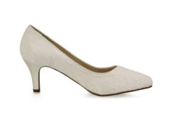 Rainbow Club Pattie Bruidsschoenen -Ginger Ray || Floris van Bommel || Revitalash Verkoop pattie ivory satin and ivory luxury lace 2 2