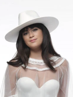 Poirier HT-301-Off White Hoed -Ginger Ray || Floris van Bommel || Revitalash Verkoop poirier ht 301 off white hat 4