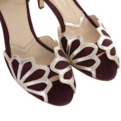 Rachel Simpson Isadora Bruidsschoenen Rood -Ginger Ray || Floris van Bommel || Revitalash Verkoop rachel simpson isadora berry detail