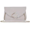 Rachel Simpson Bruidstasje Clutch Opal Pink Suede