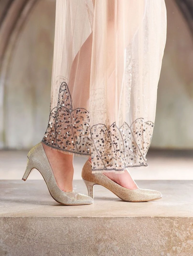 Rainbow Club Brooke Goud Bruidsschoenen 17 Rainbow Club Brooke Goud Bruidsschoenen - Afbeelding 15