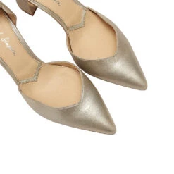 Rachel Simpson Remi Bruidsschoenen Goud -Ginger Ray || Floris van Bommel || Revitalash Verkoop rs remi gold 2