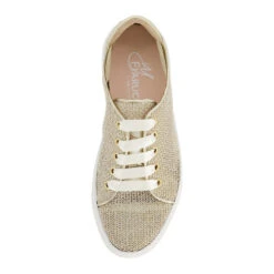 Fiarucci Bridal Rubie Bruidssneakers Goud -Ginger Ray || Floris van Bommel || Revitalash Verkoop rubie gold mesh 4