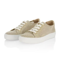 Fiarucci Bridal Rubie Bruidssneakers Goud -Ginger Ray || Floris van Bommel || Revitalash Verkoop rubie gold mesh 6
