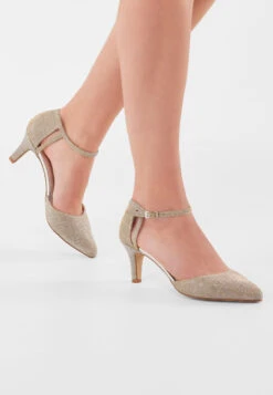Rainbow Club Sarina Bruidsschoenen Goud -Ginger Ray || Floris van Bommel || Revitalash Verkoop sarina gold metallic 1 1