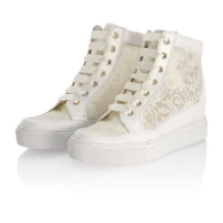 Fiarucci Bridal Thamar Bruidssneakers -Ginger Ray || Floris van Bommel || Revitalash Verkoop thamar perle lace leather 6